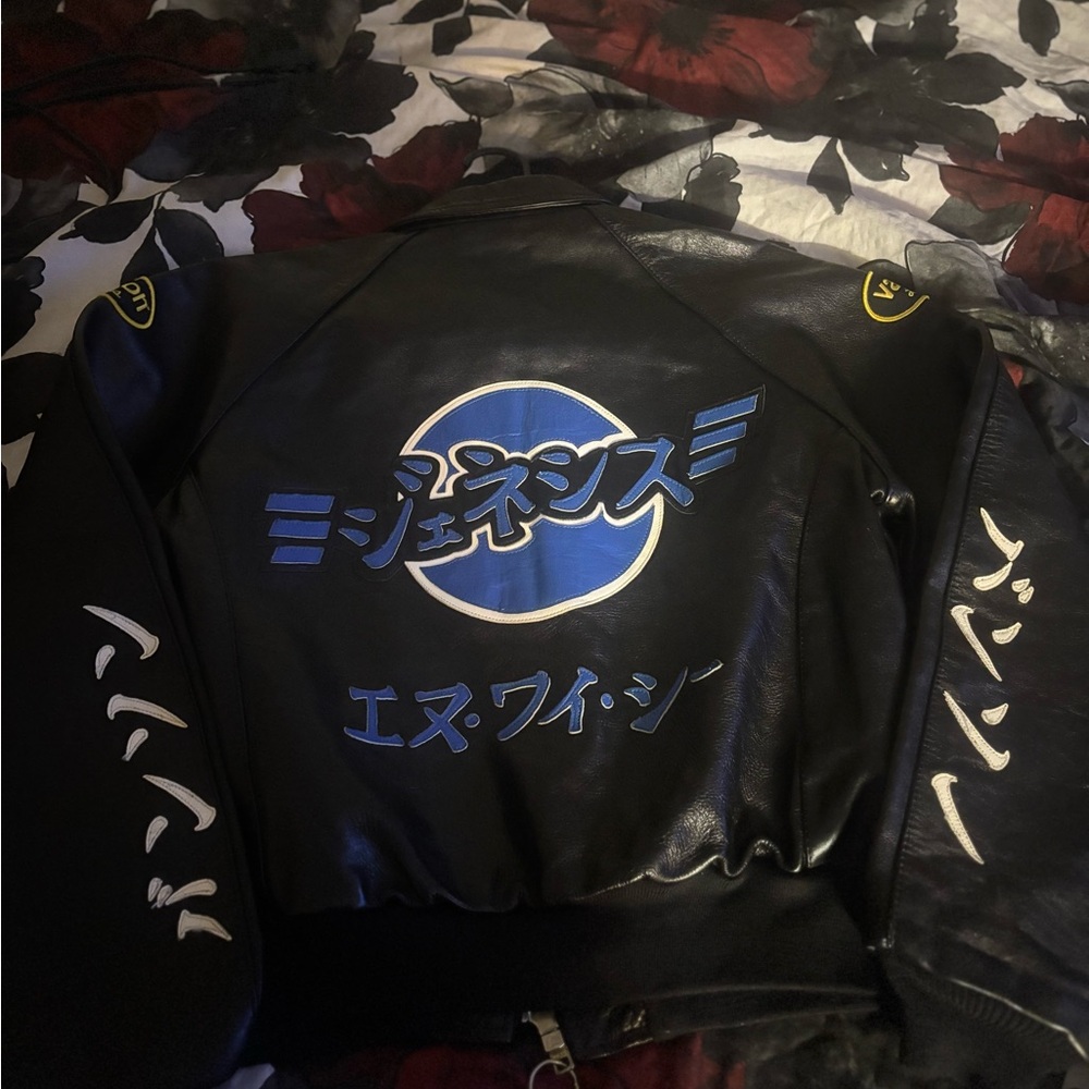 Vanson Black and Blue Jacket
